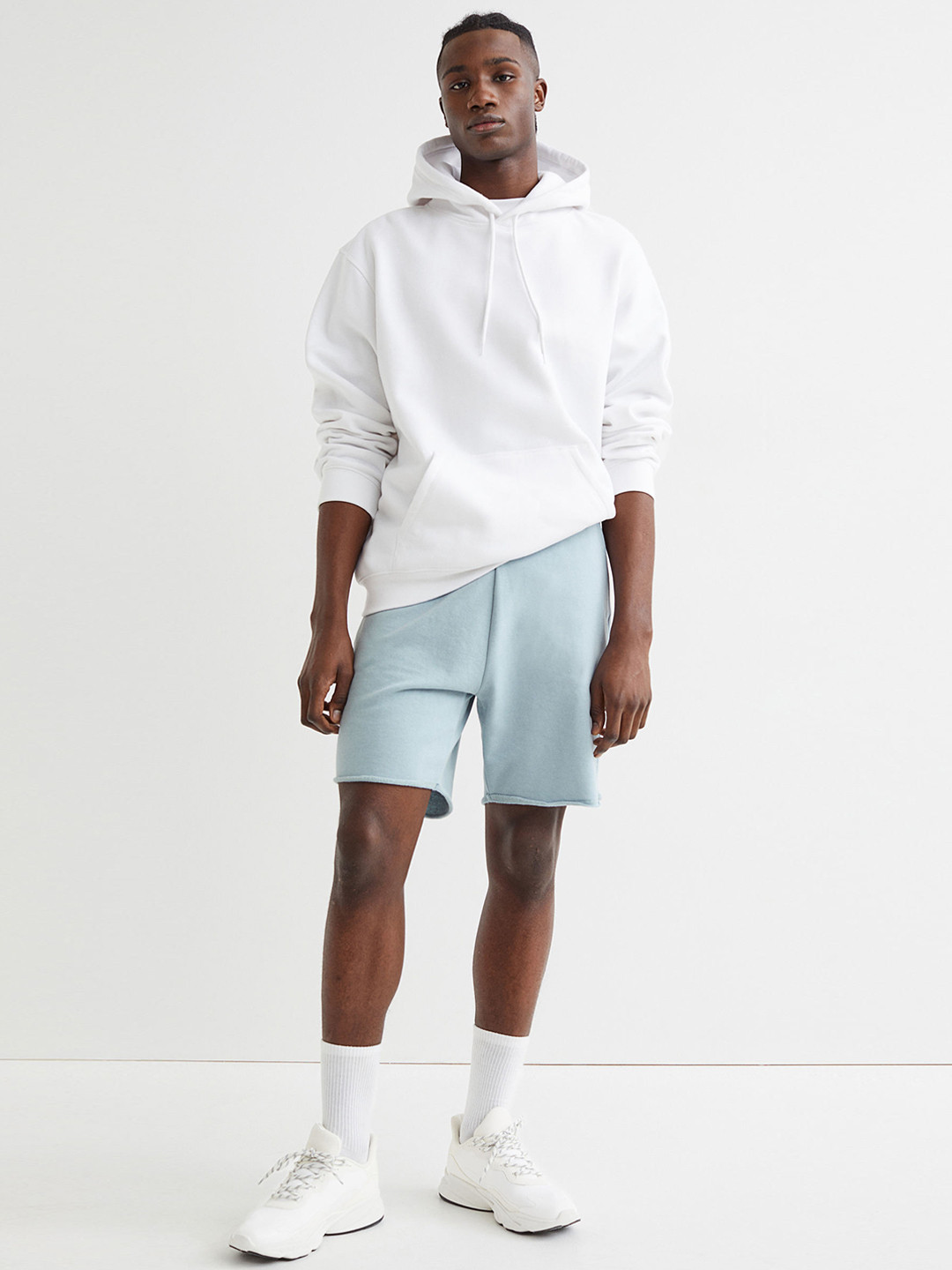 

H&M Men Turquoise Blue 2-Pack Regular Fit Sweatshorts