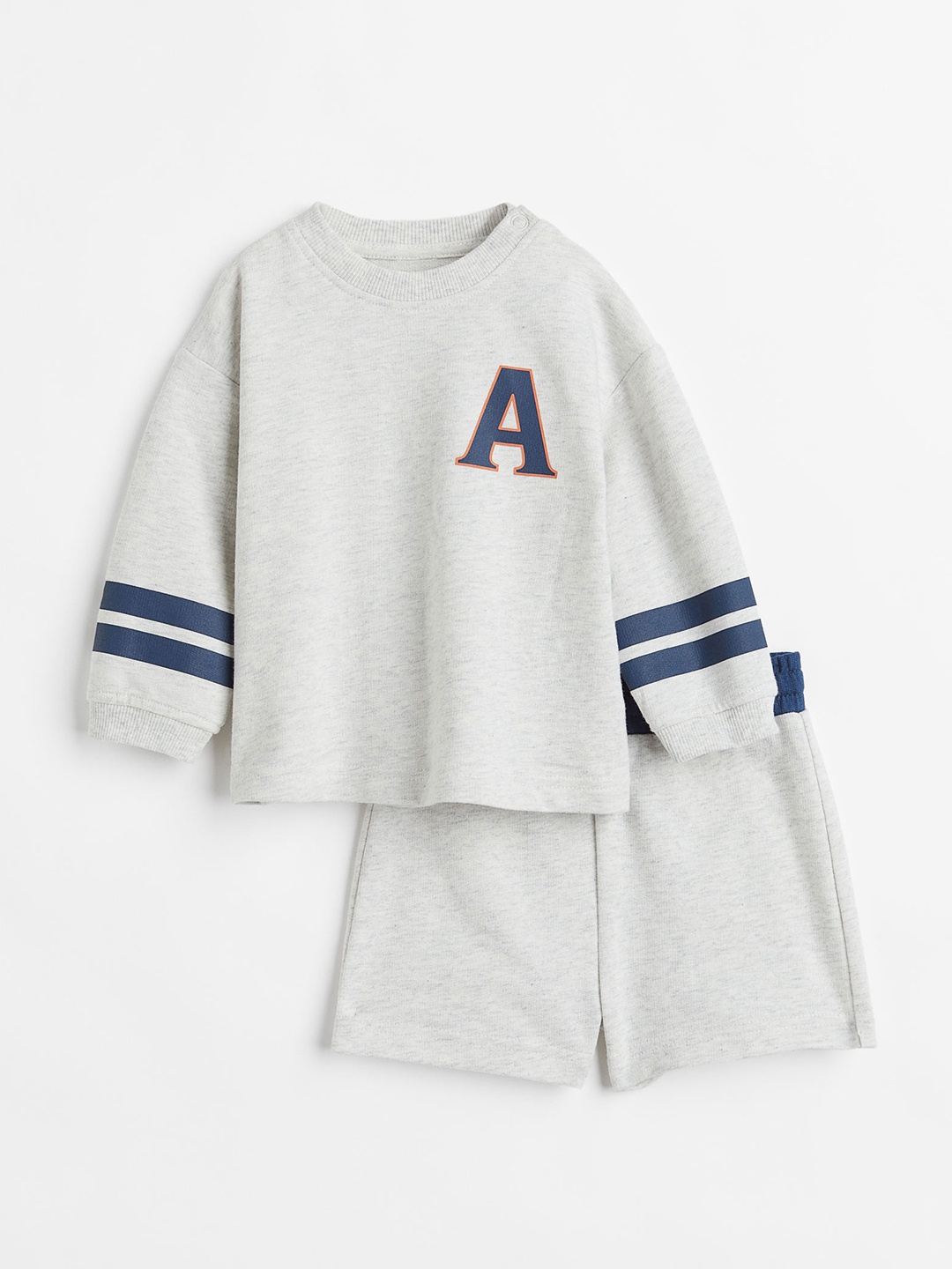 

H&M Boys Grey 2-Piece Cotton Sweatshirt Set