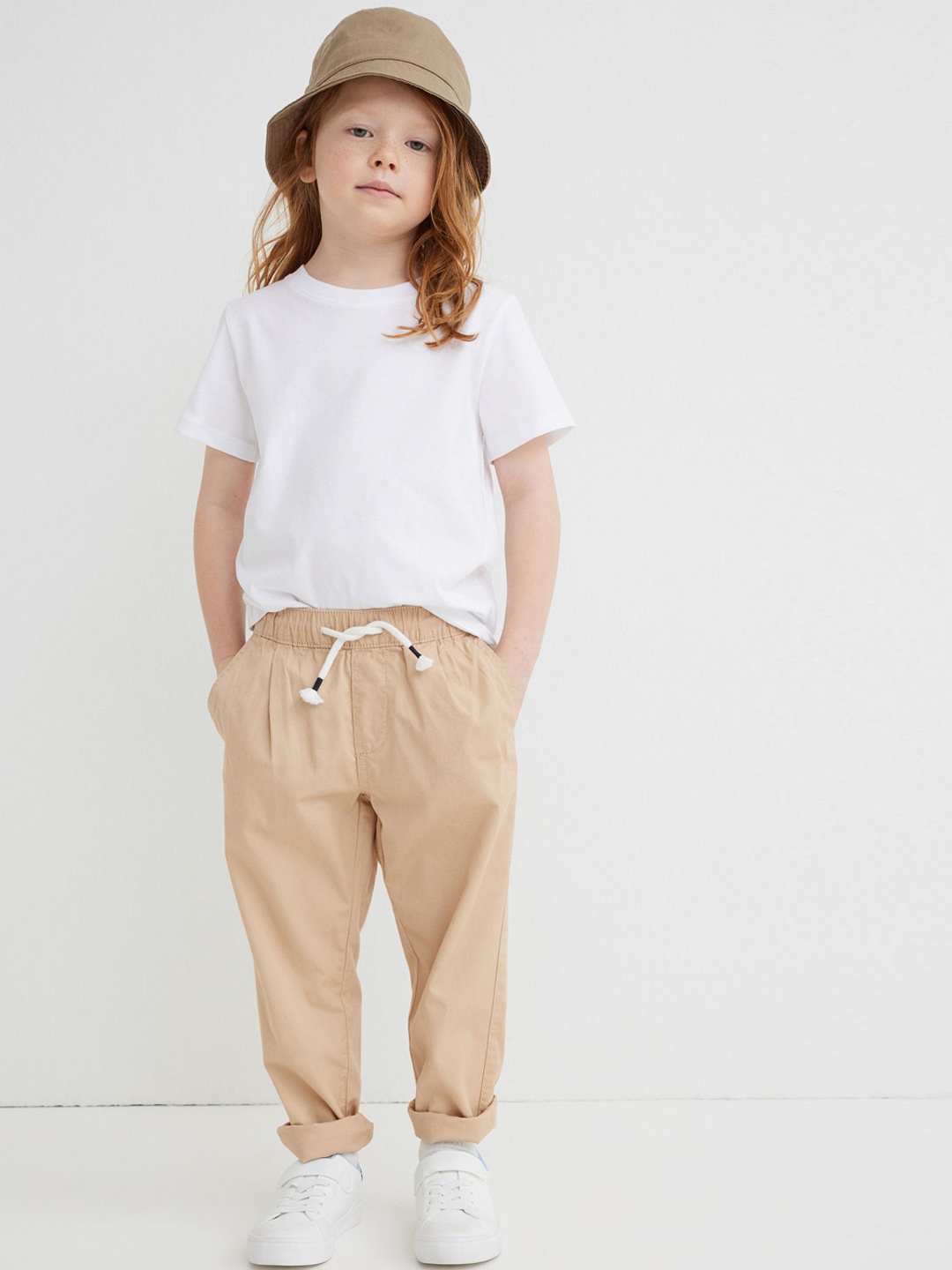 

H&M Boys Beige Relaxed Fit Cotton Chinos