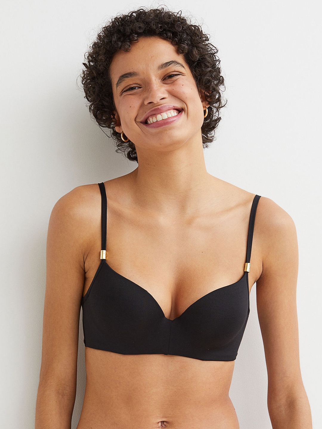 

H&M Black Super Push-Up Bikini Top