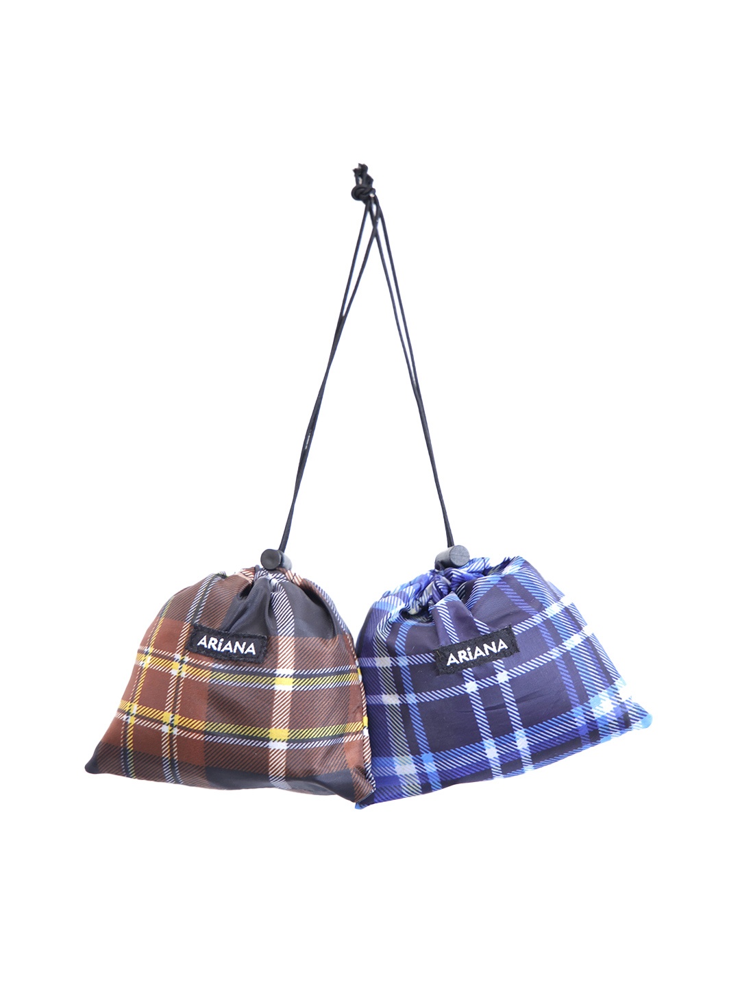 

Ariana Pack Of 2 Printed Lightweight Shopping Bag, Blue