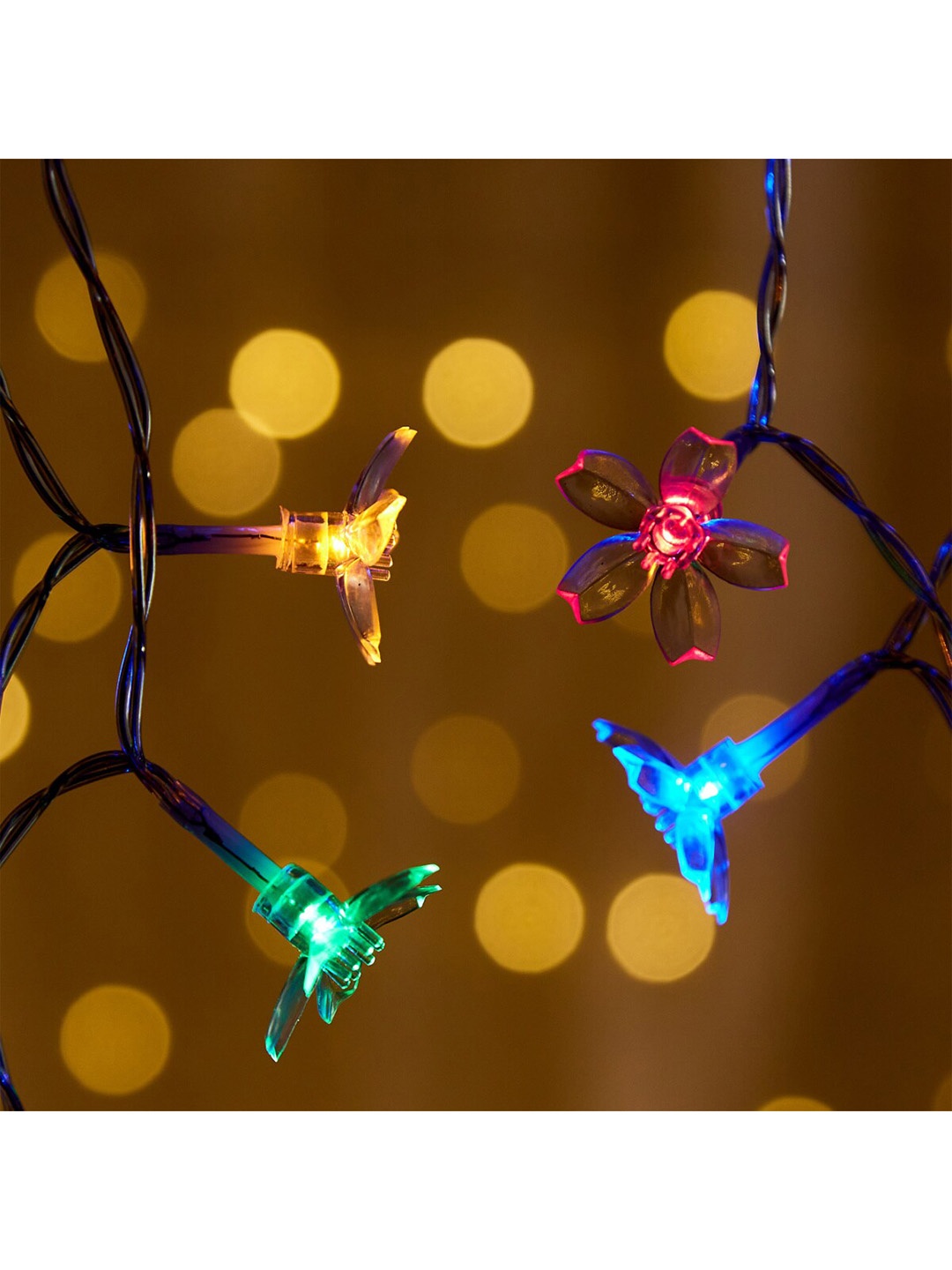 

Home Centre Multicolour Serena 20 LED Floral Shape Plastic String Light, Multi