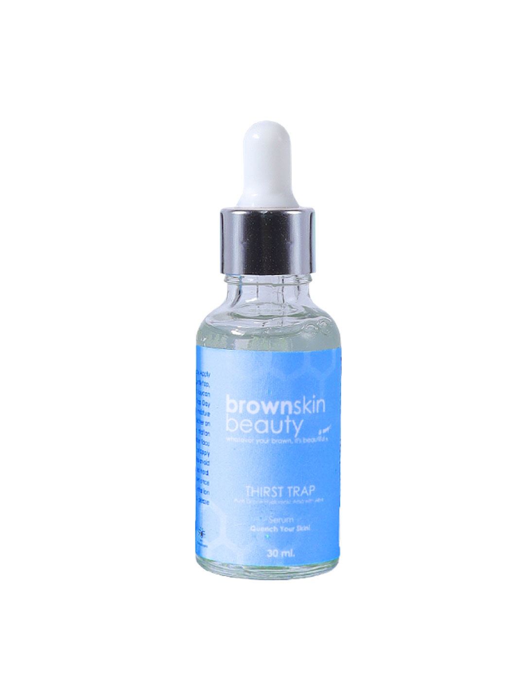 

brownskin beauty Hyaluronic Acid Thirst Trap Face Serum with Aloe - 30 ml, Blue