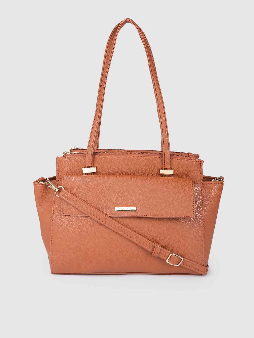 

Caprese Women Tan Structured Shoulder Bag
