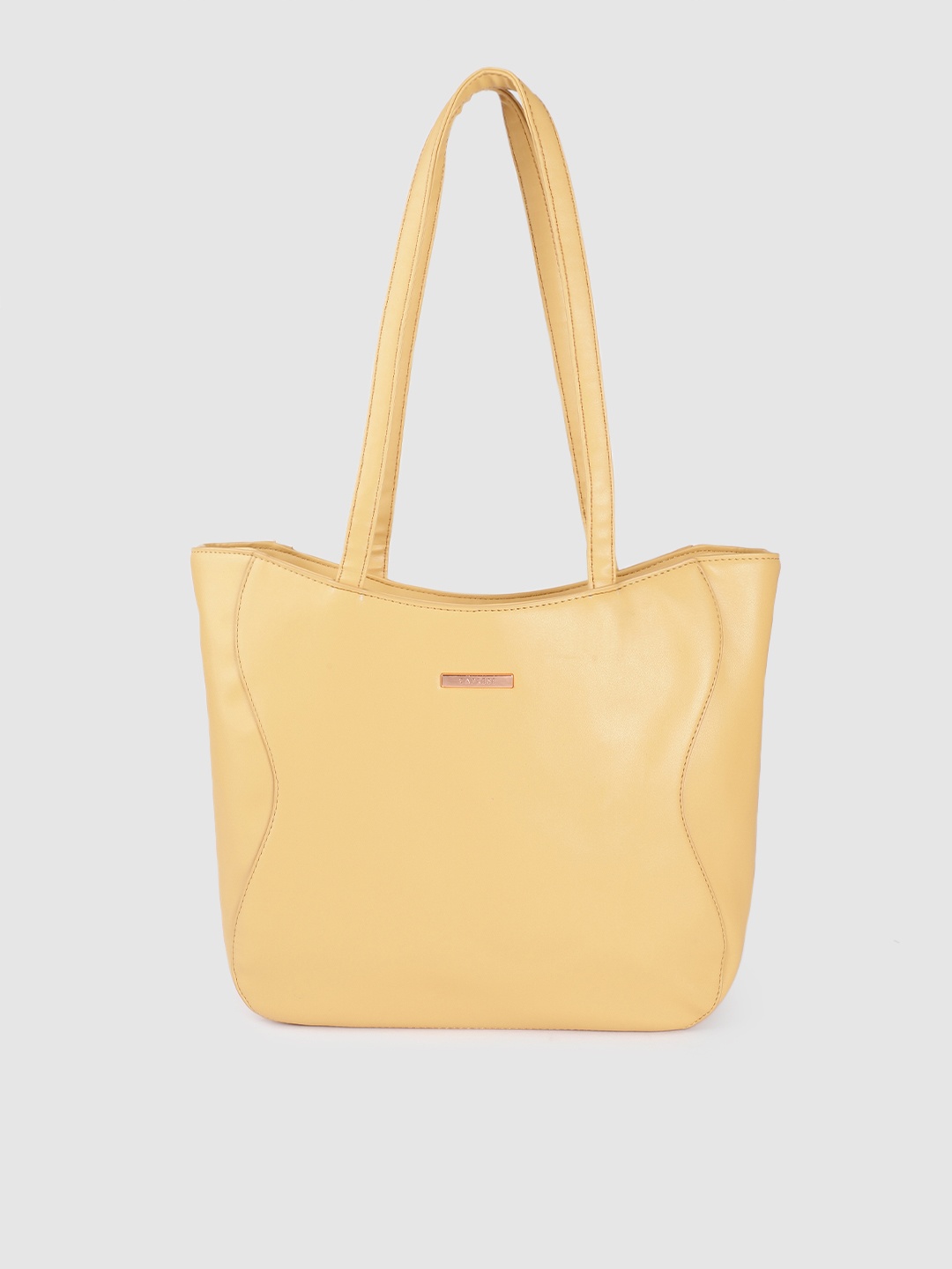 

Caprese Yellow Solid Shoulder Bag