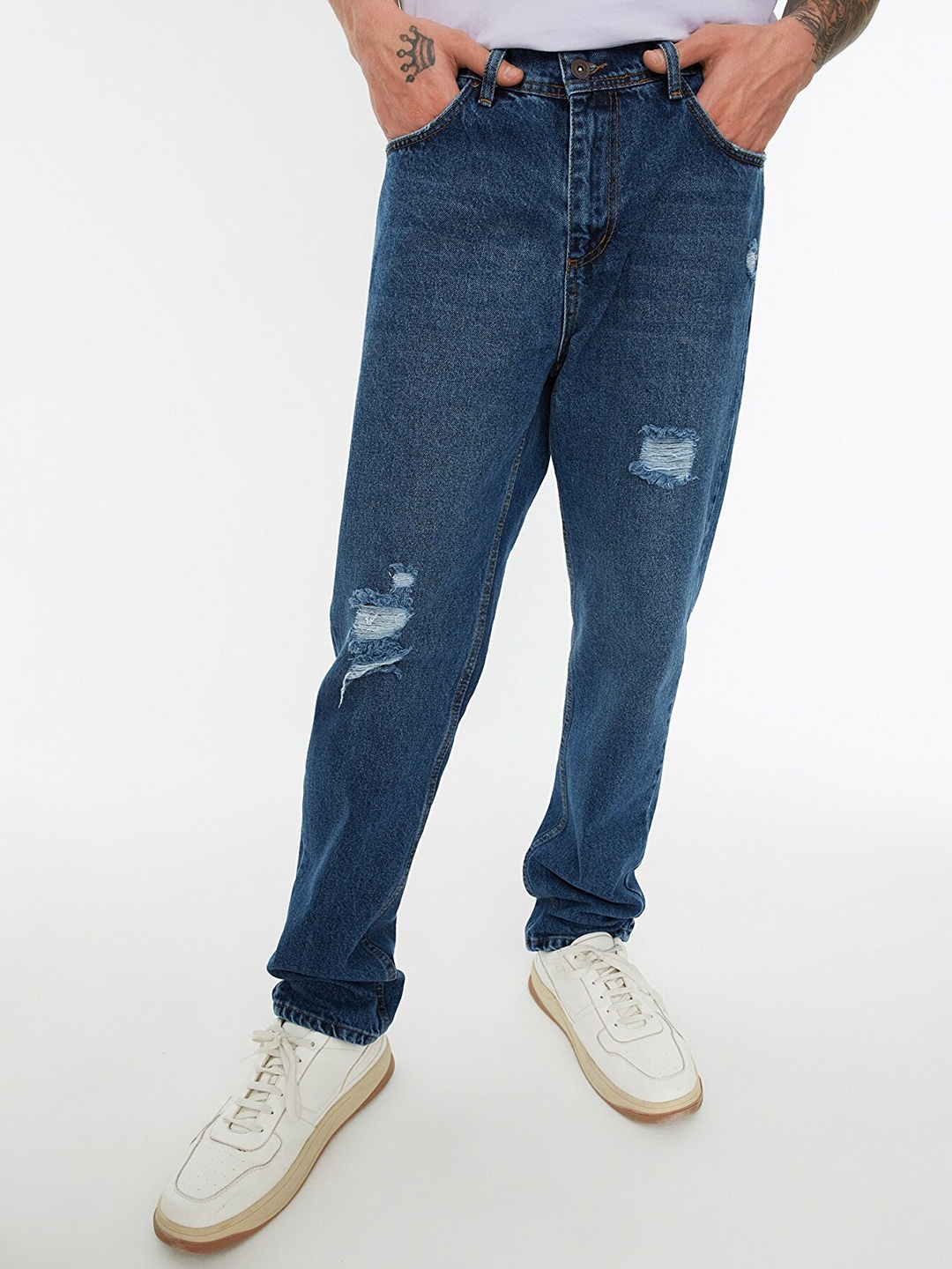

Trendyol Men Navy Blue Jeans