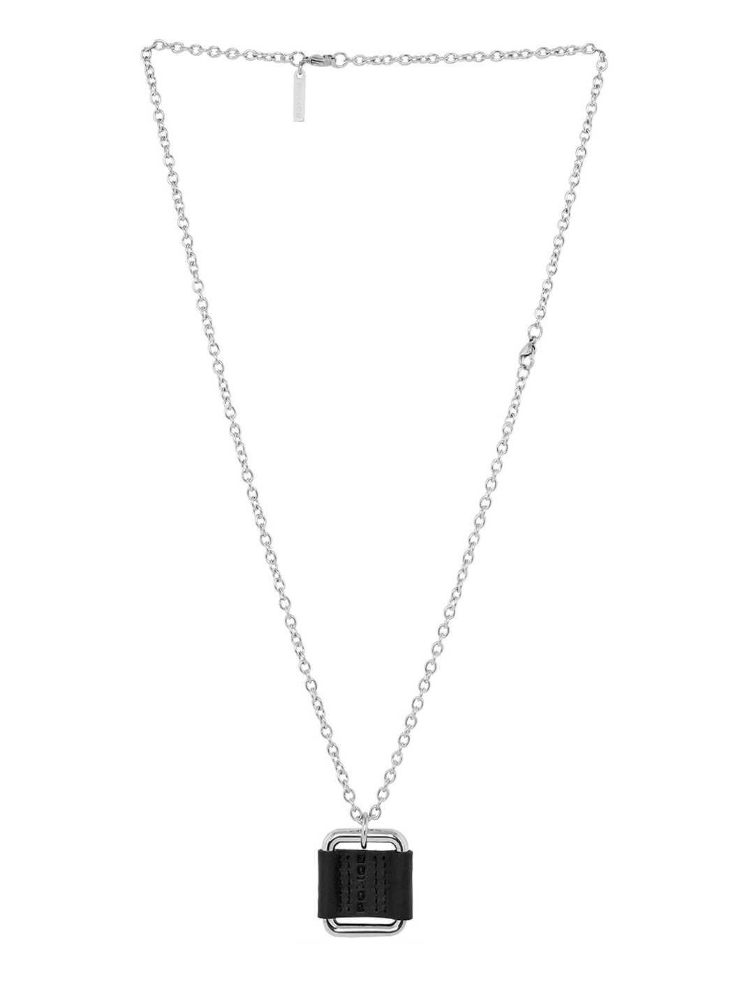 

Police Men Black Railay Silver Necklace