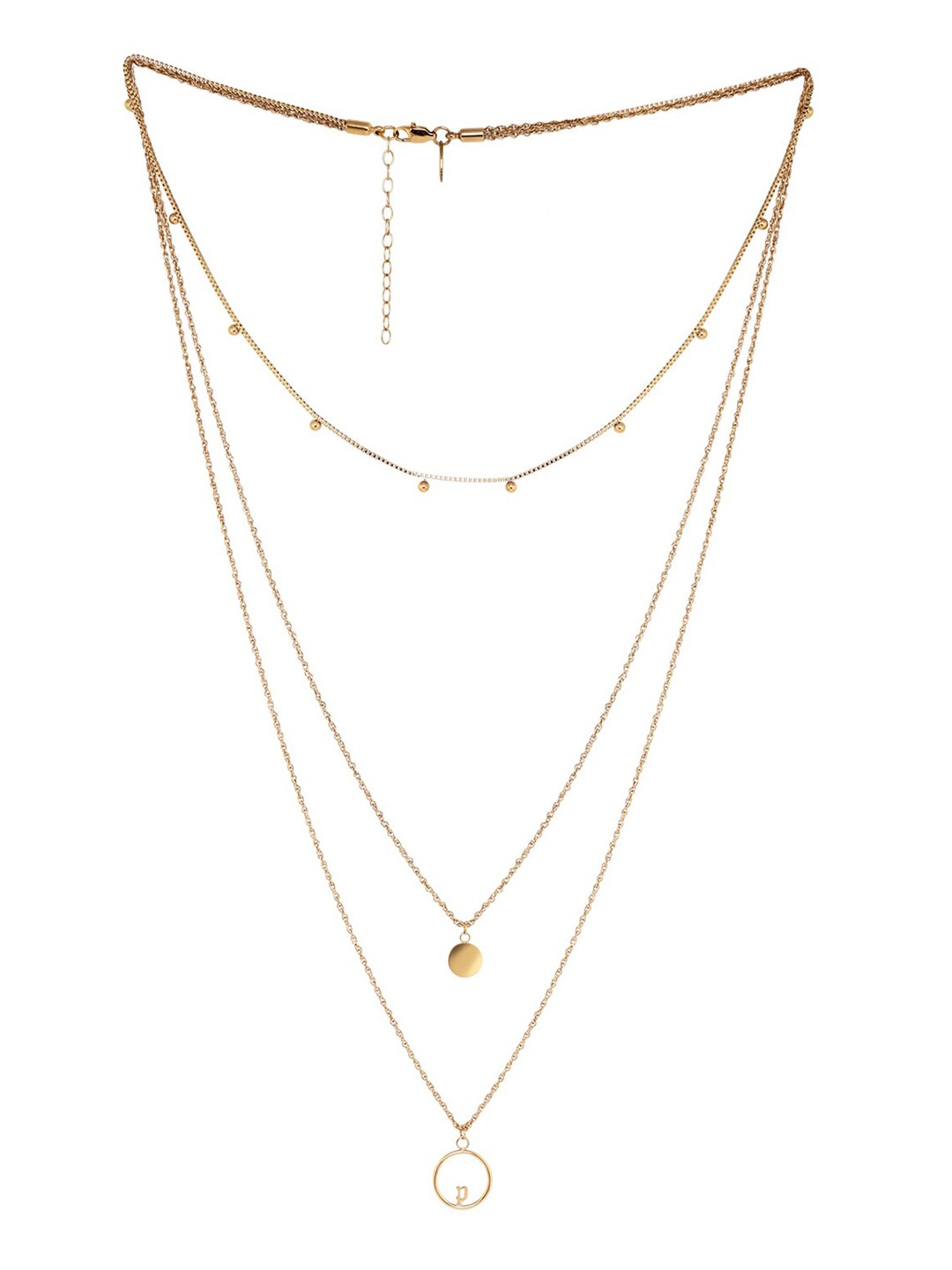 

Police Moraine Layered Chain, Gold