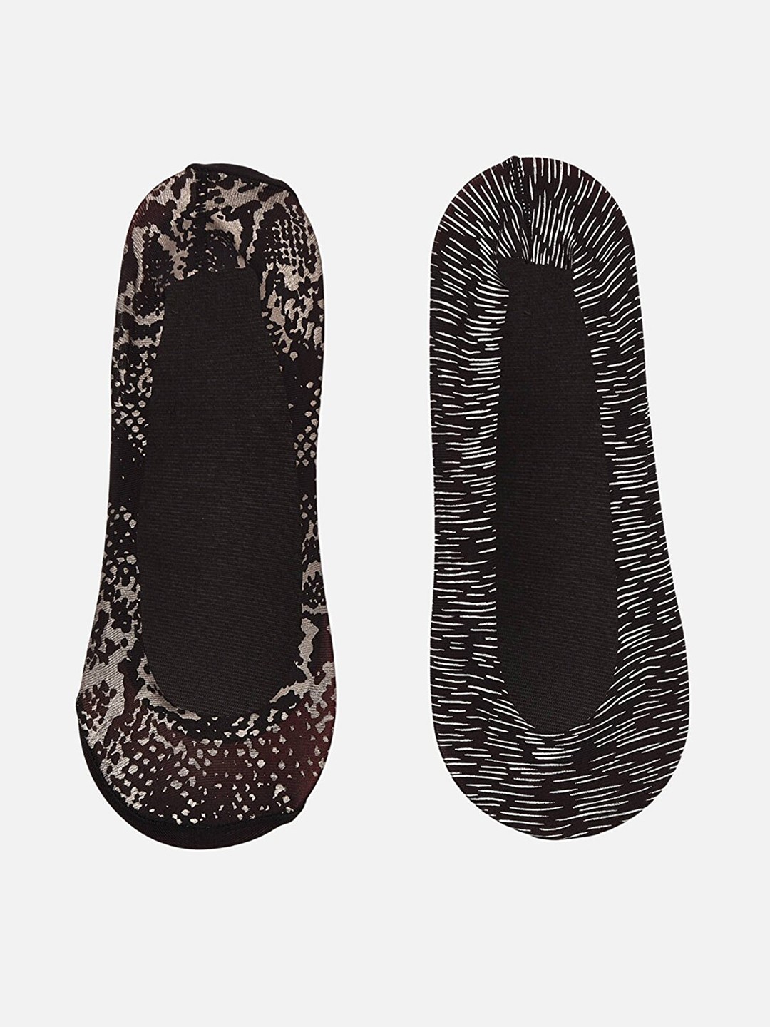 

Trendyol Women Pack of 2 Patterned Ballet Socks, Black