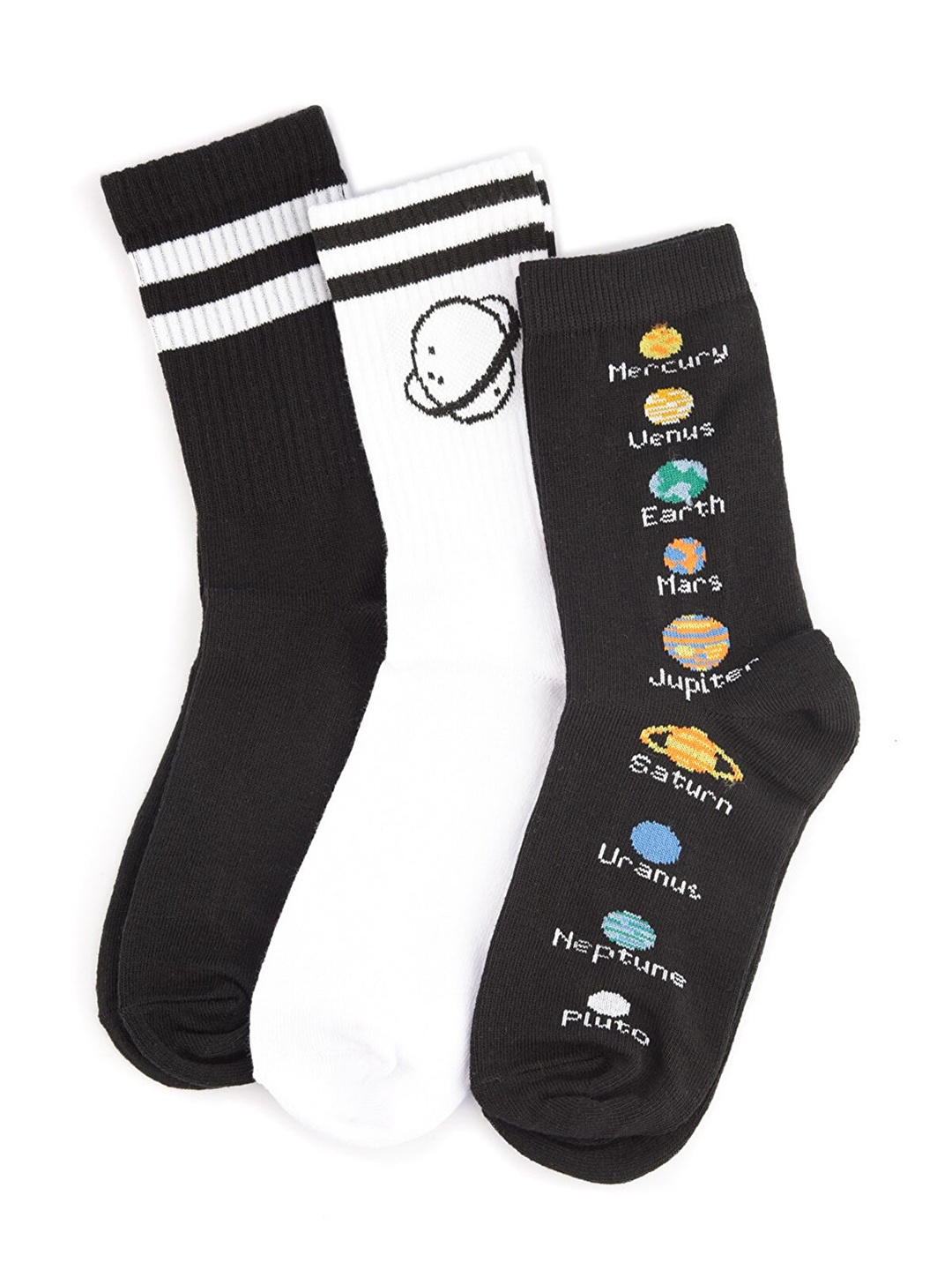 

Trendyol Women Pack of 3 Socks, Black