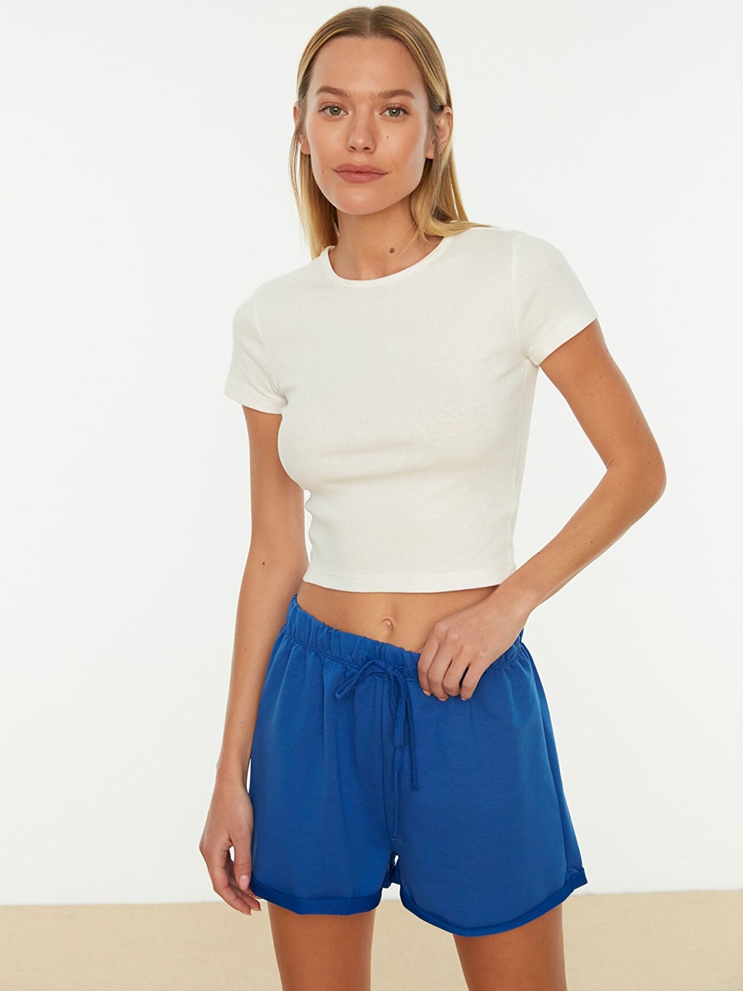 

Trendyol Women Blue Shorts