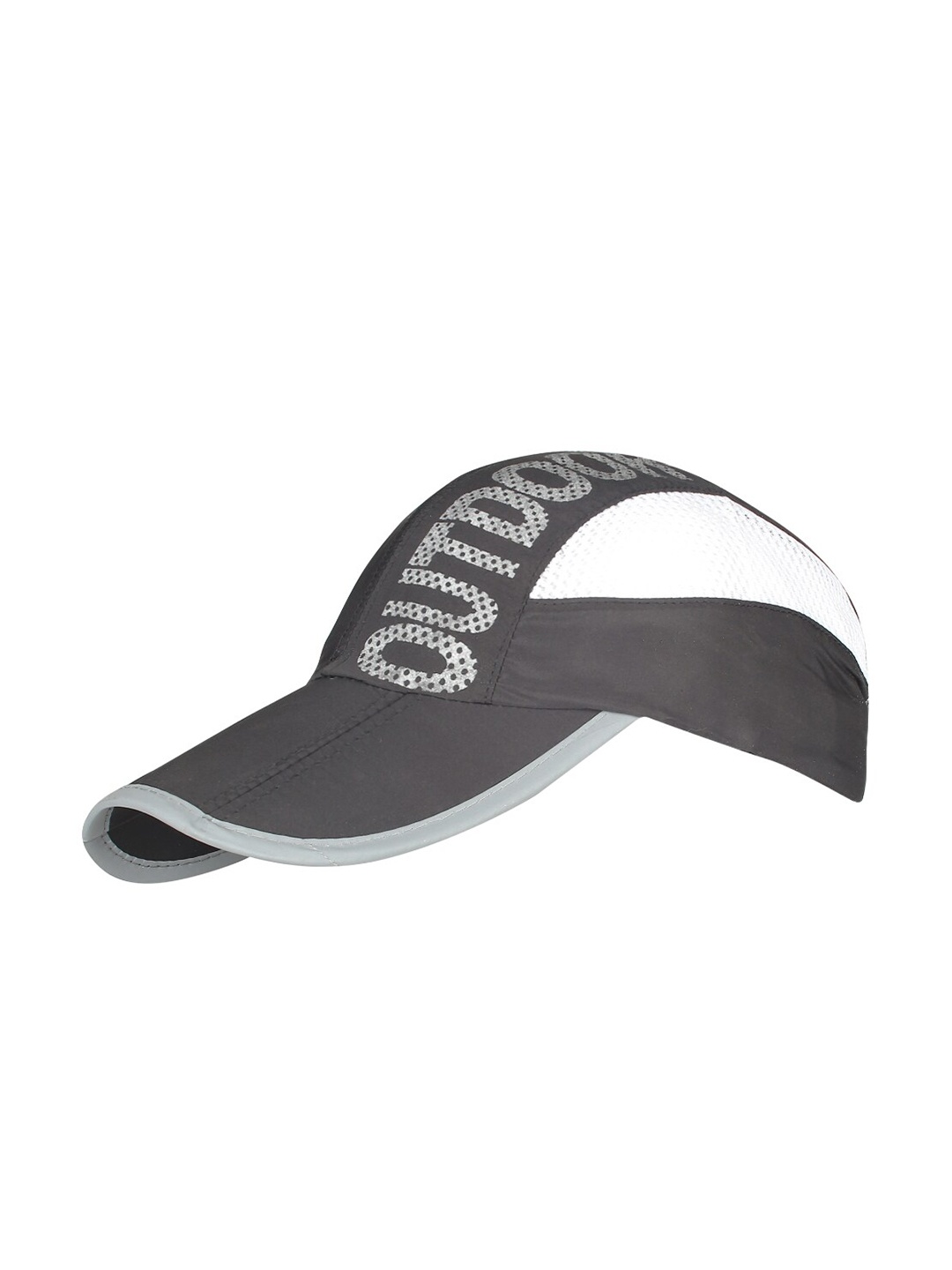 

iSWEVEN Unisex Black & White Colourblocked Baseball Cap