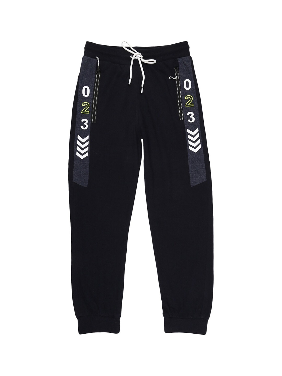 

V-Mart Boys Navy Blue Printed Jersey Joggers