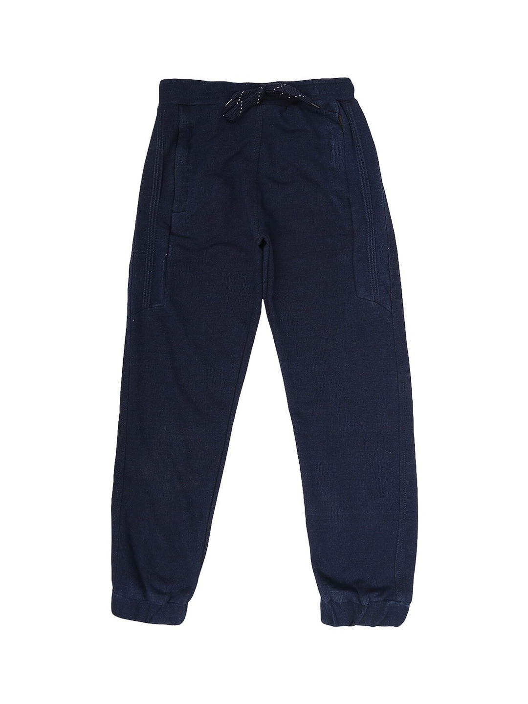 

V-Mart Boys Navy Blue Solid Track Pants