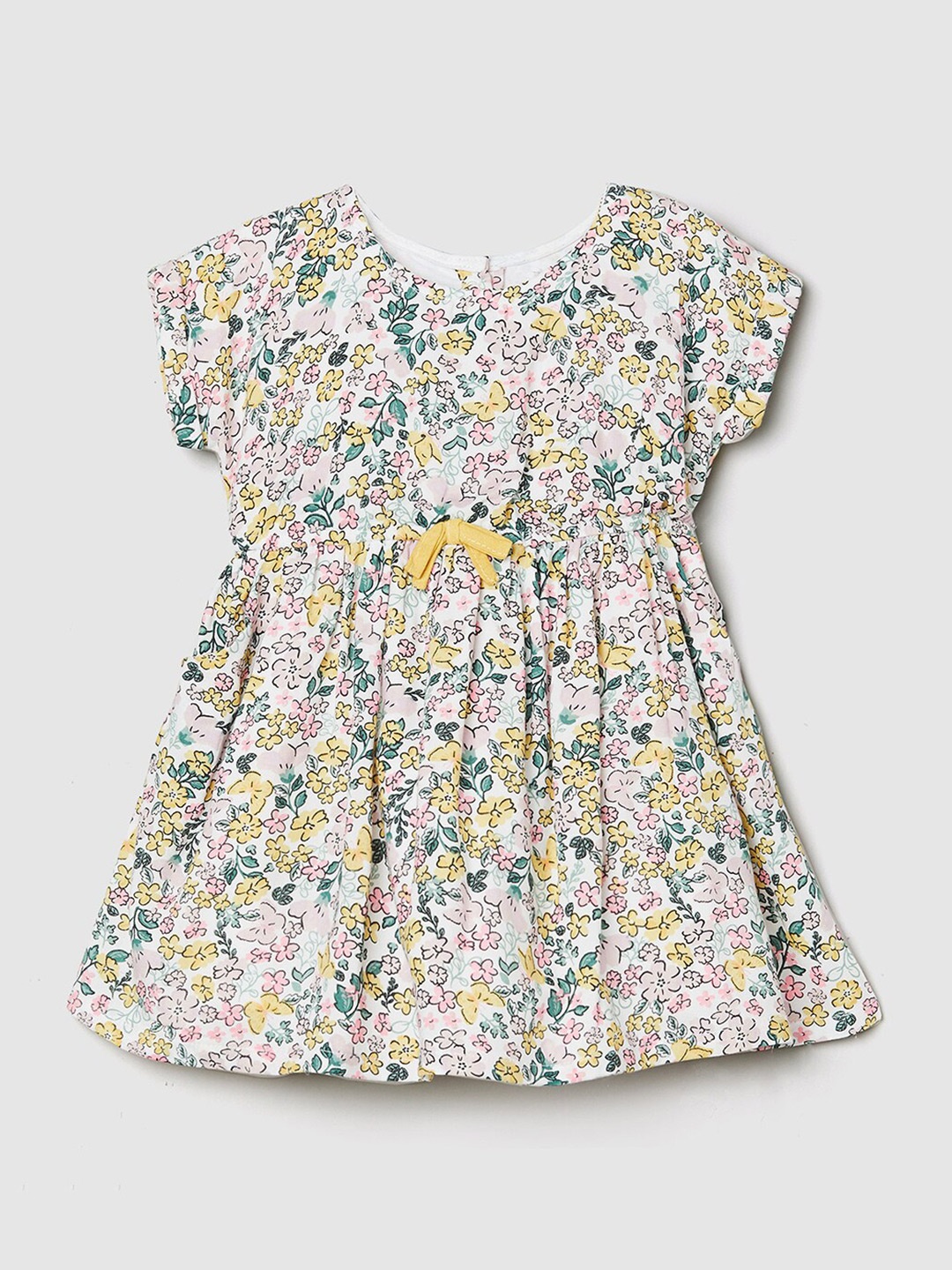 

max Girls White Floral Dress