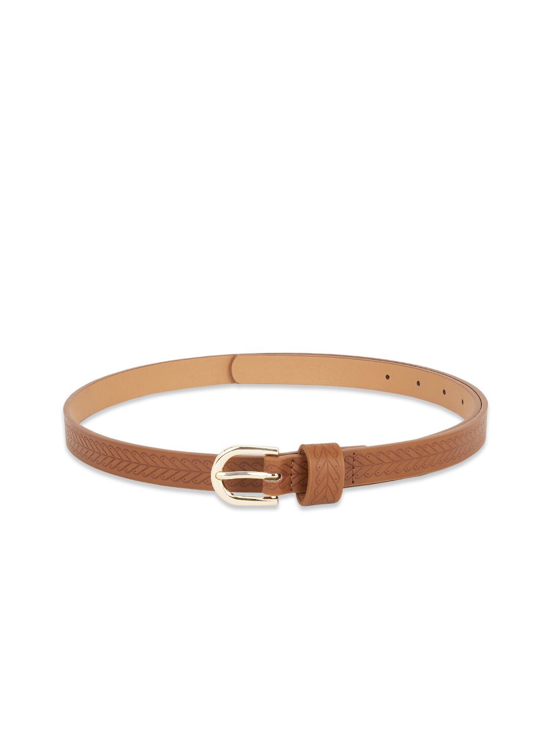 

Forever Glam by Pantaloons Women Tan Textured Belt