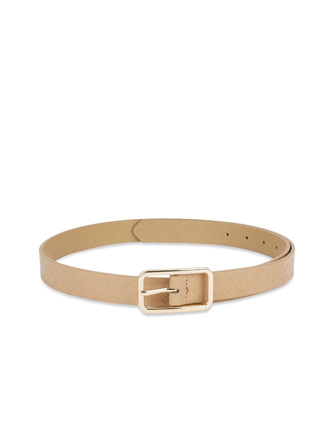 

Forever Glam by Pantaloons Women Brown Textured PU Belt