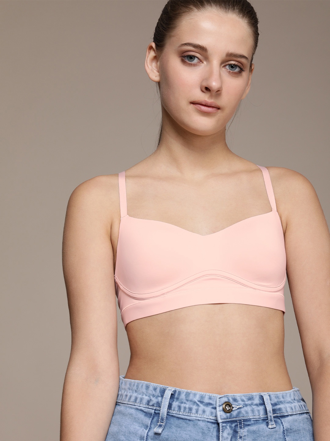

Calvin Klein Underwear Women Pink Bra Lightly Padded Bra- QF6350TJQ
