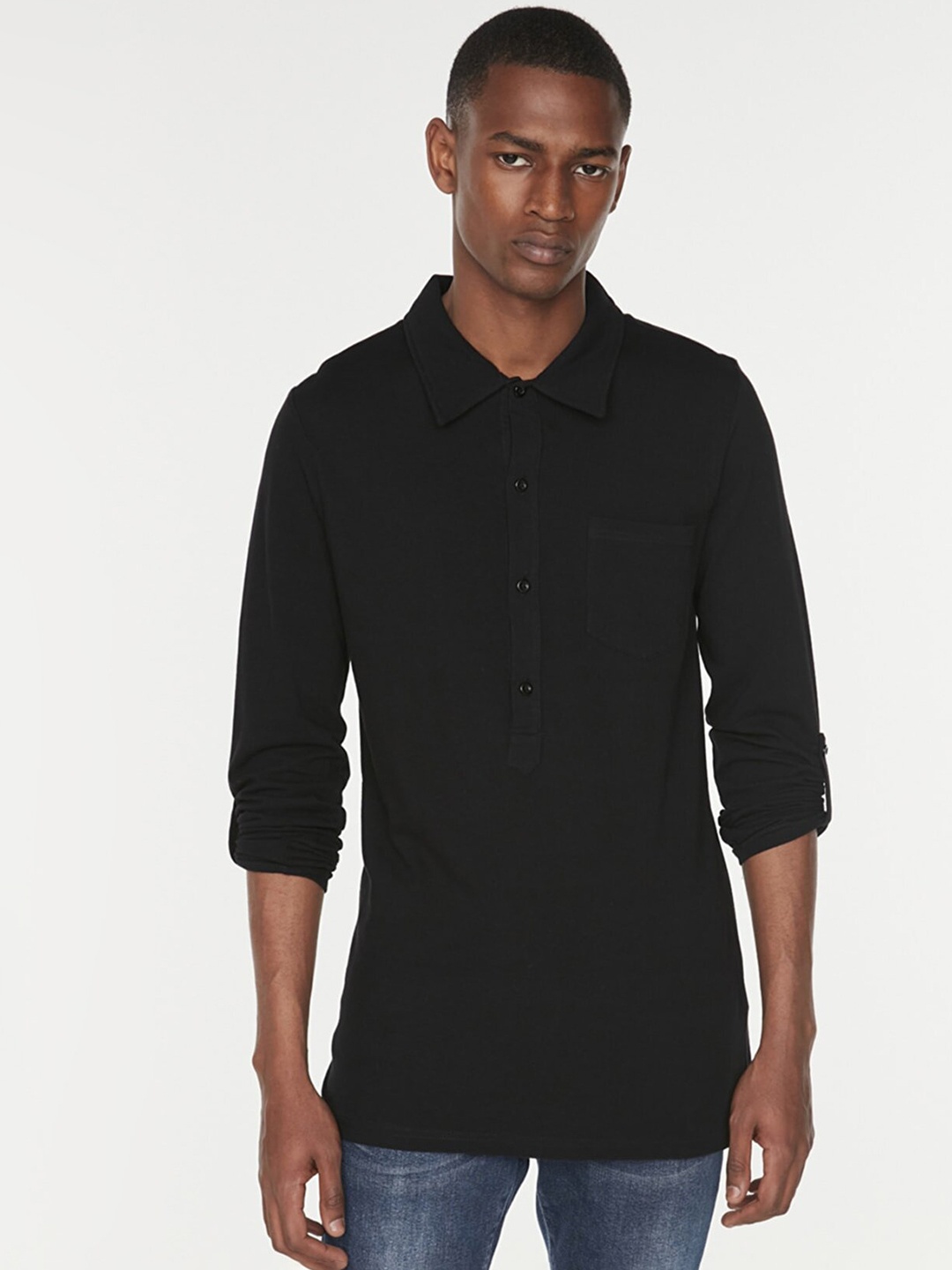 

Trendyol Men Black Casual Shirt