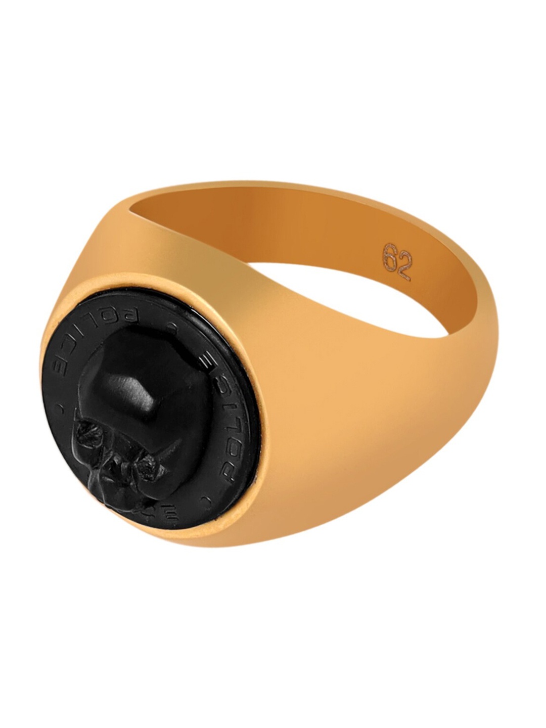 

Police Men Gold-Toned Finger Ring