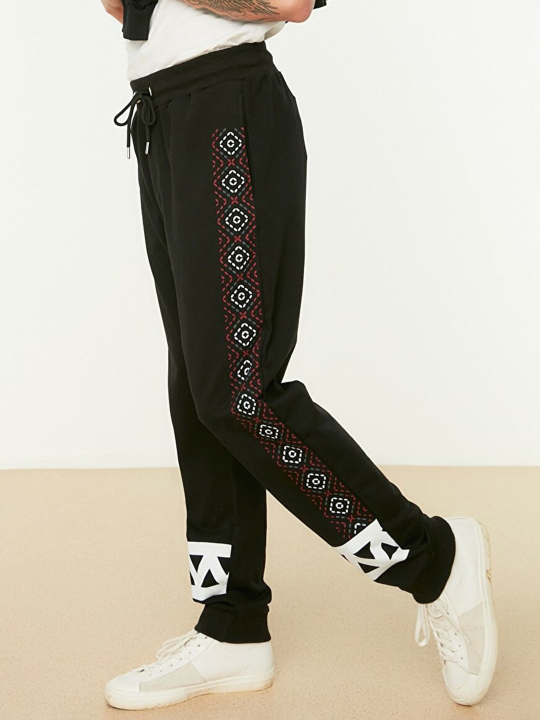 

Trendyol Men Black Printed Joggers