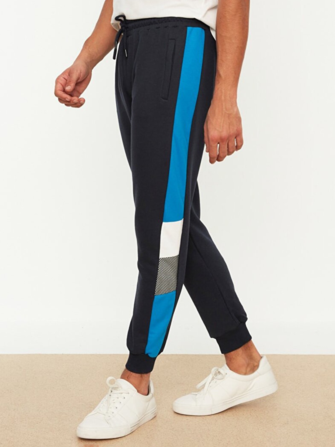 

Trendyol Men Blue Striped Joggers