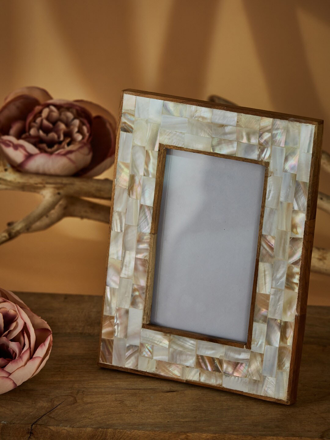 

Fabindia White Wooden Photo Frames