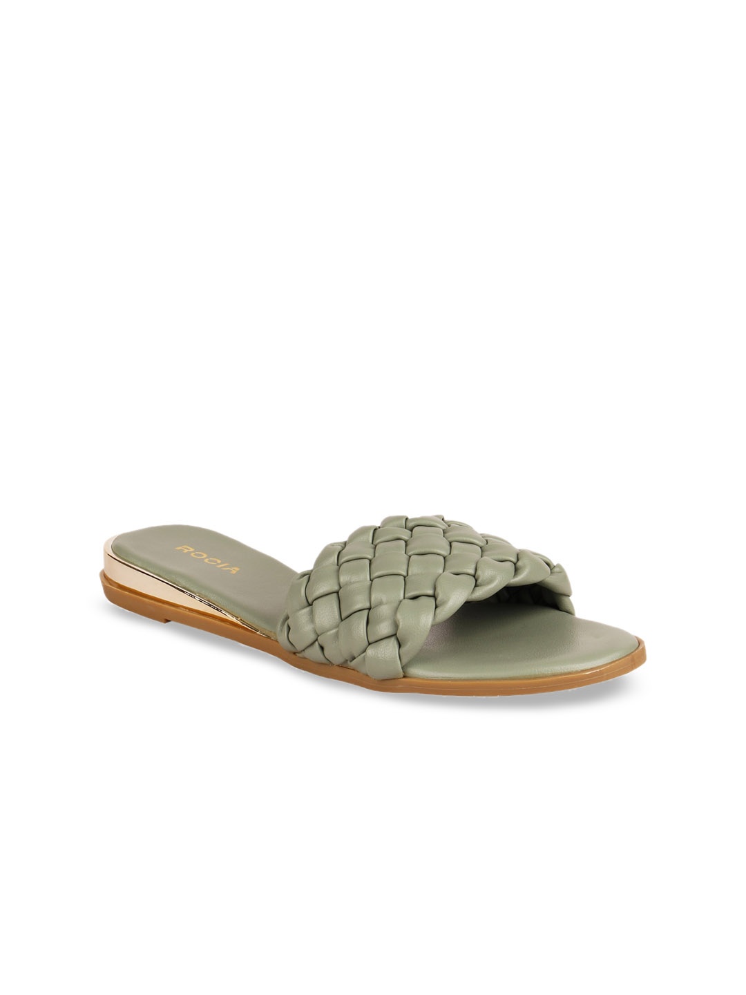 

Rocia Women Green Open Toe Flats