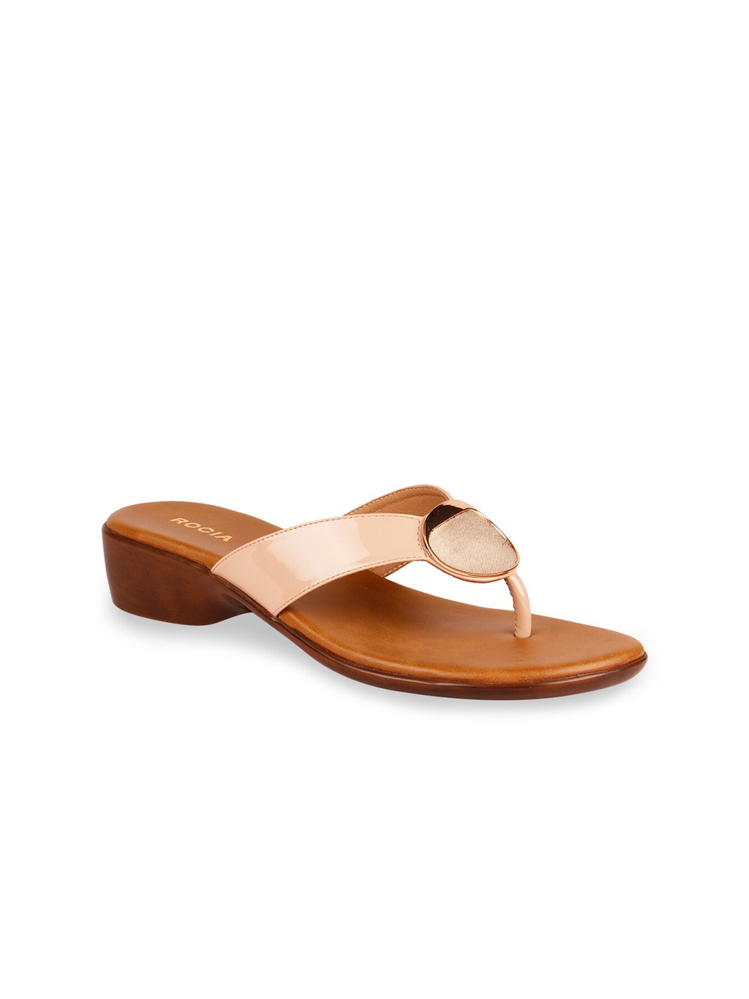 

Rocia Women Beige Embellished Open Toe Flats