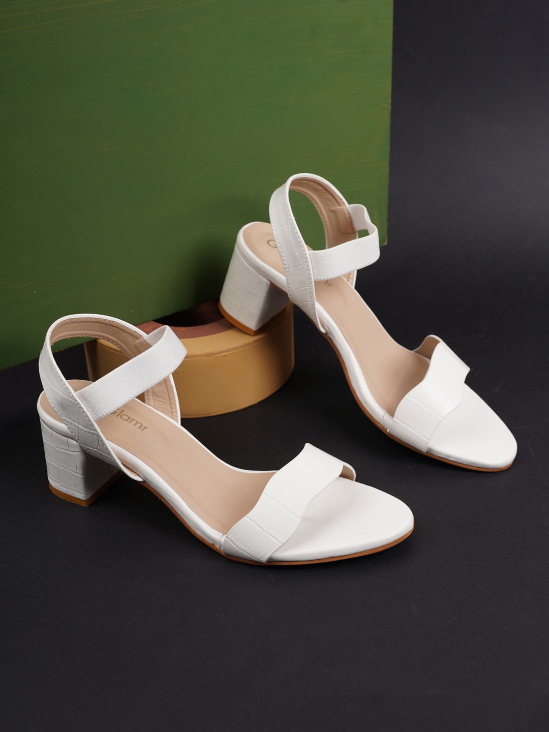 

Get Glamr Women White Block Heels