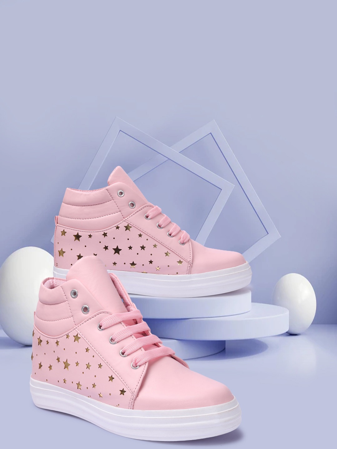 

Longwalk Women Pink Sneakers