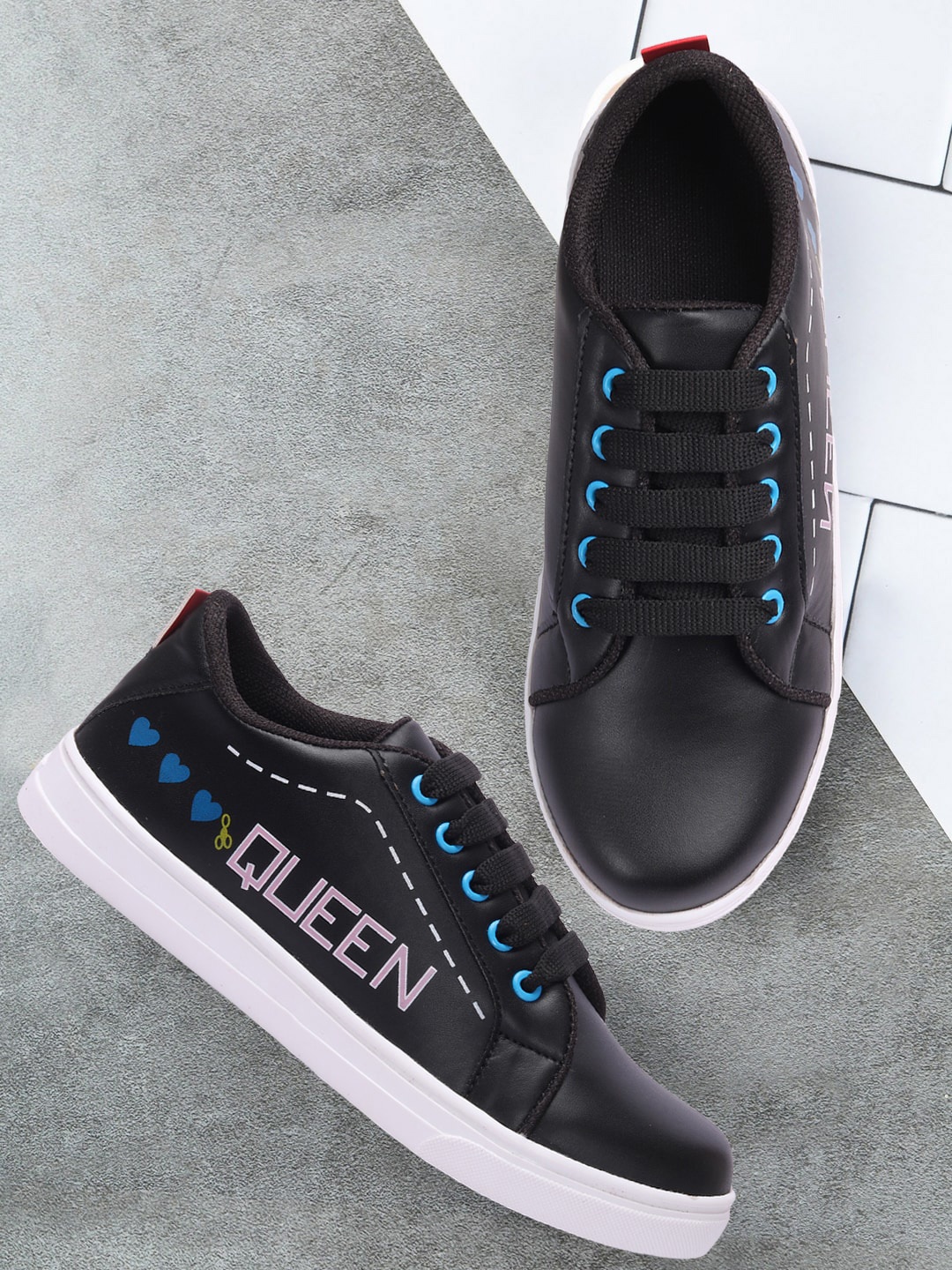 

Longwalk Women Black Printed Sneakers