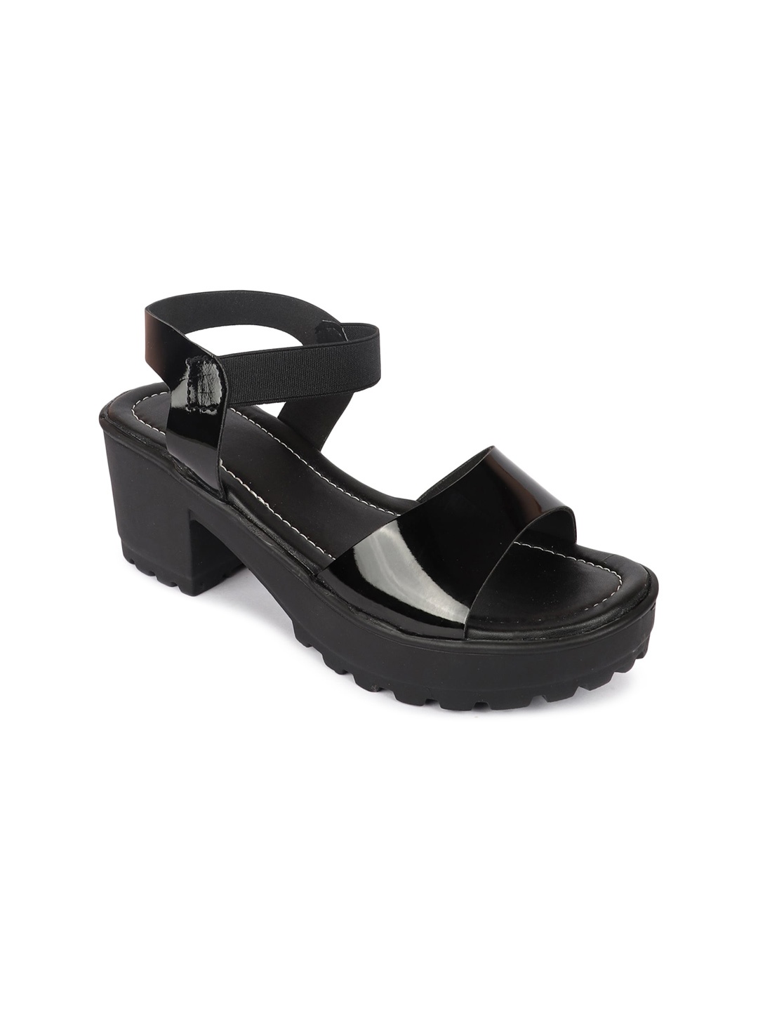 

Myra Black Platform Sandals