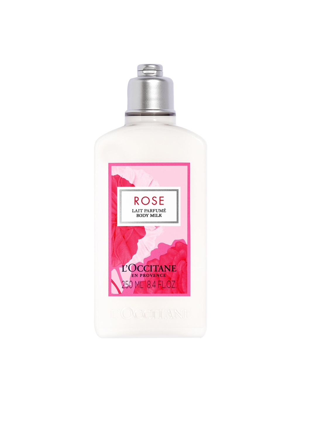 

LOccitane en Provence Rose Lait Perfume Body Milk Lotion - 250 ml, Pink