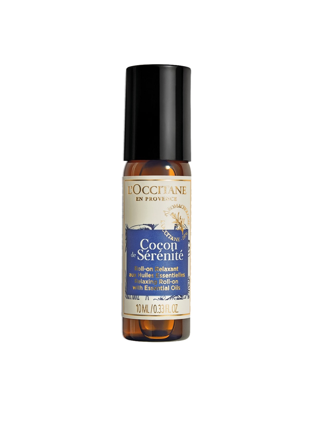 

LOccitane en Provence Cocon De Serenite Relaxing Roll-On with Essential Oils - 10 ml, Brown
