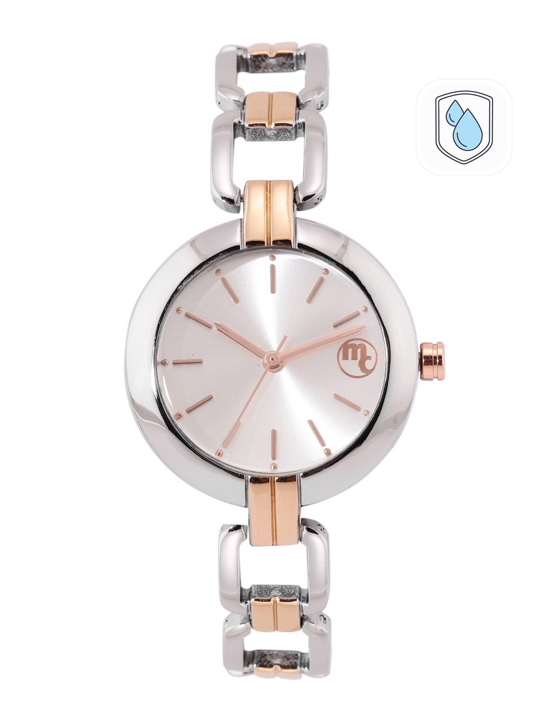 

Marie Claire Women Silver-Toned Dial & Stainless Steel Strap Analogue Watch MC22/013-B
