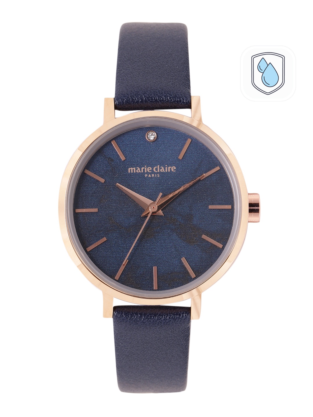 

Marie Claire Women Blue Solid Analogue Watch MC22025