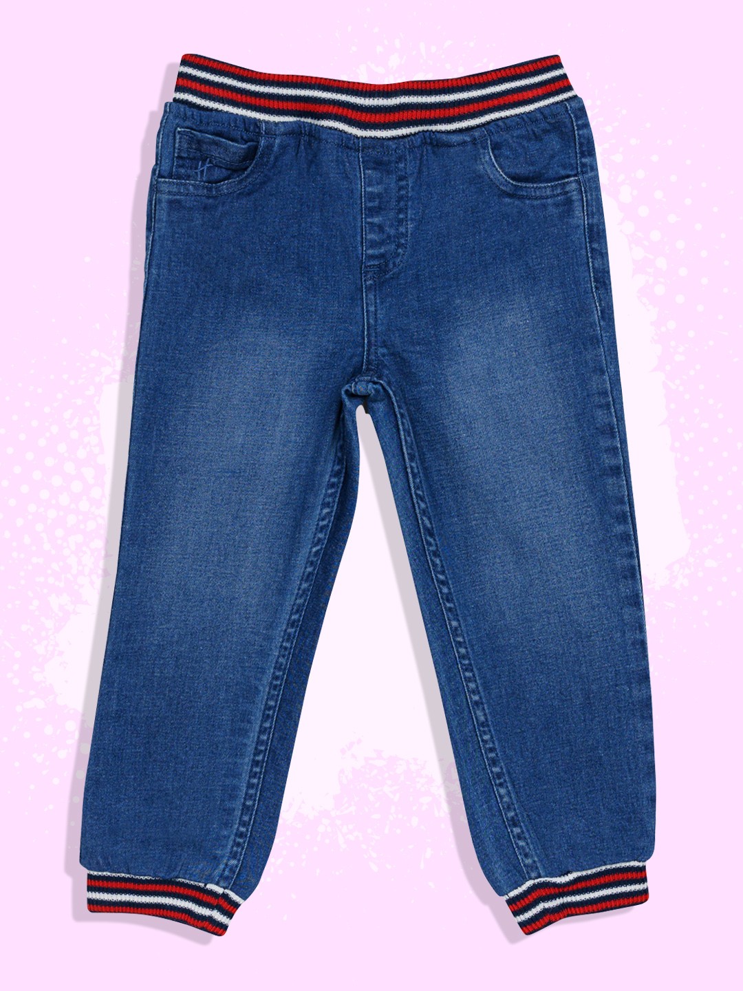 

H By Hamleys Boys Blue Jogger Light Fade Stretchable Jeans