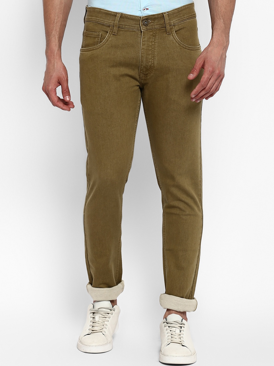 

Red Chief Men Camel Brown High-Rise Jeans