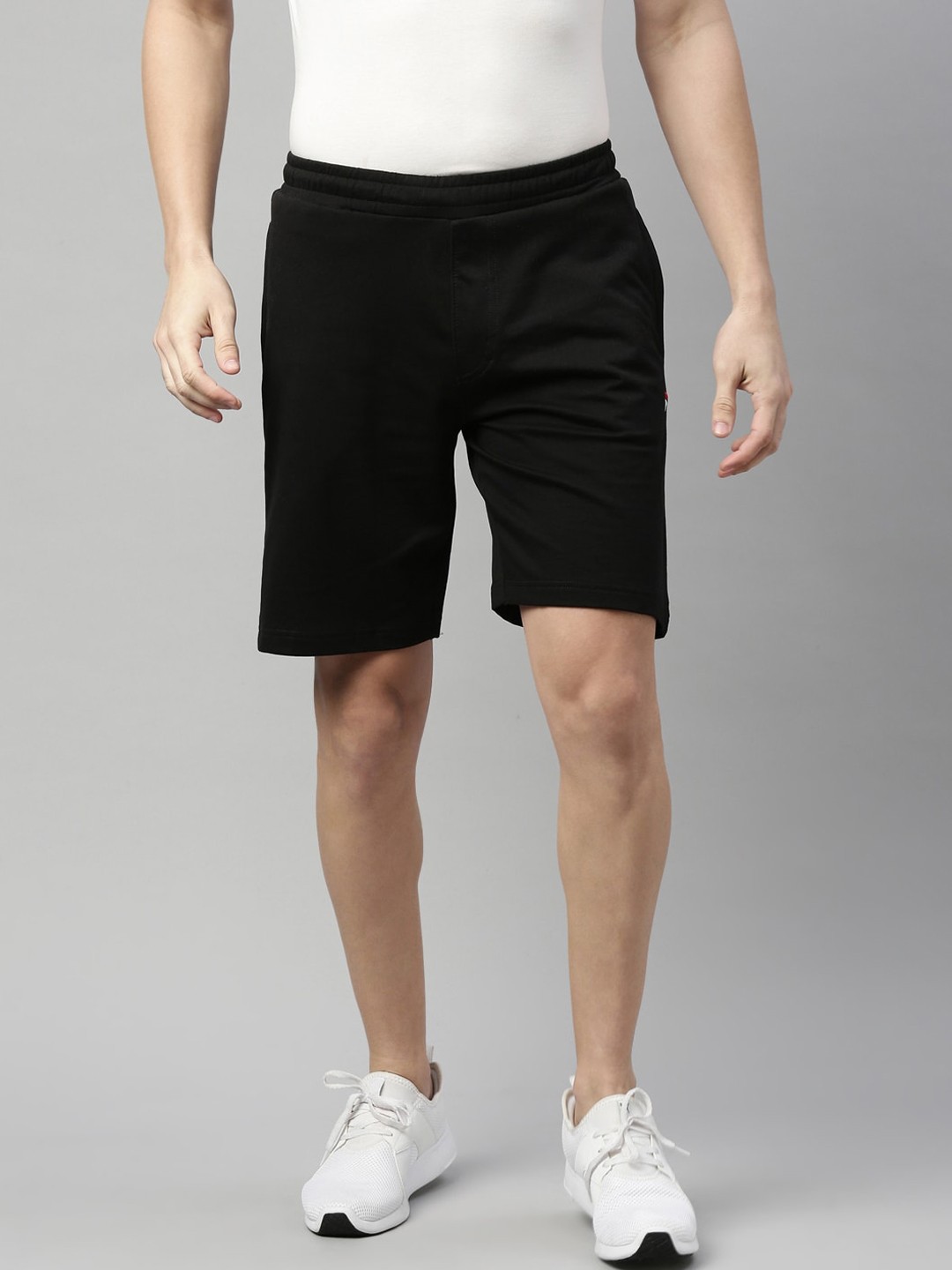 

FILA Men Black Sports Shorts