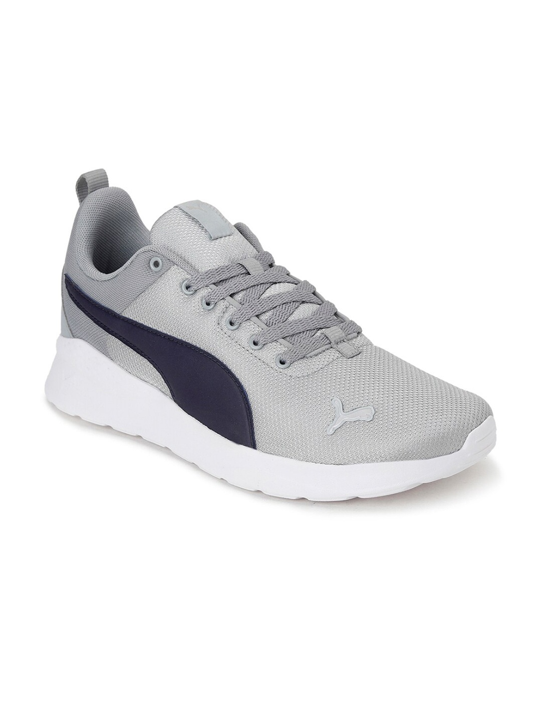 

Puma Unisex Grey & Blue Colourblocked Anzarun Lite Sneakers