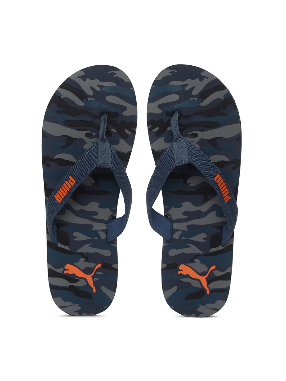 

Puma Men Blue Printed Thong Flip-Flops