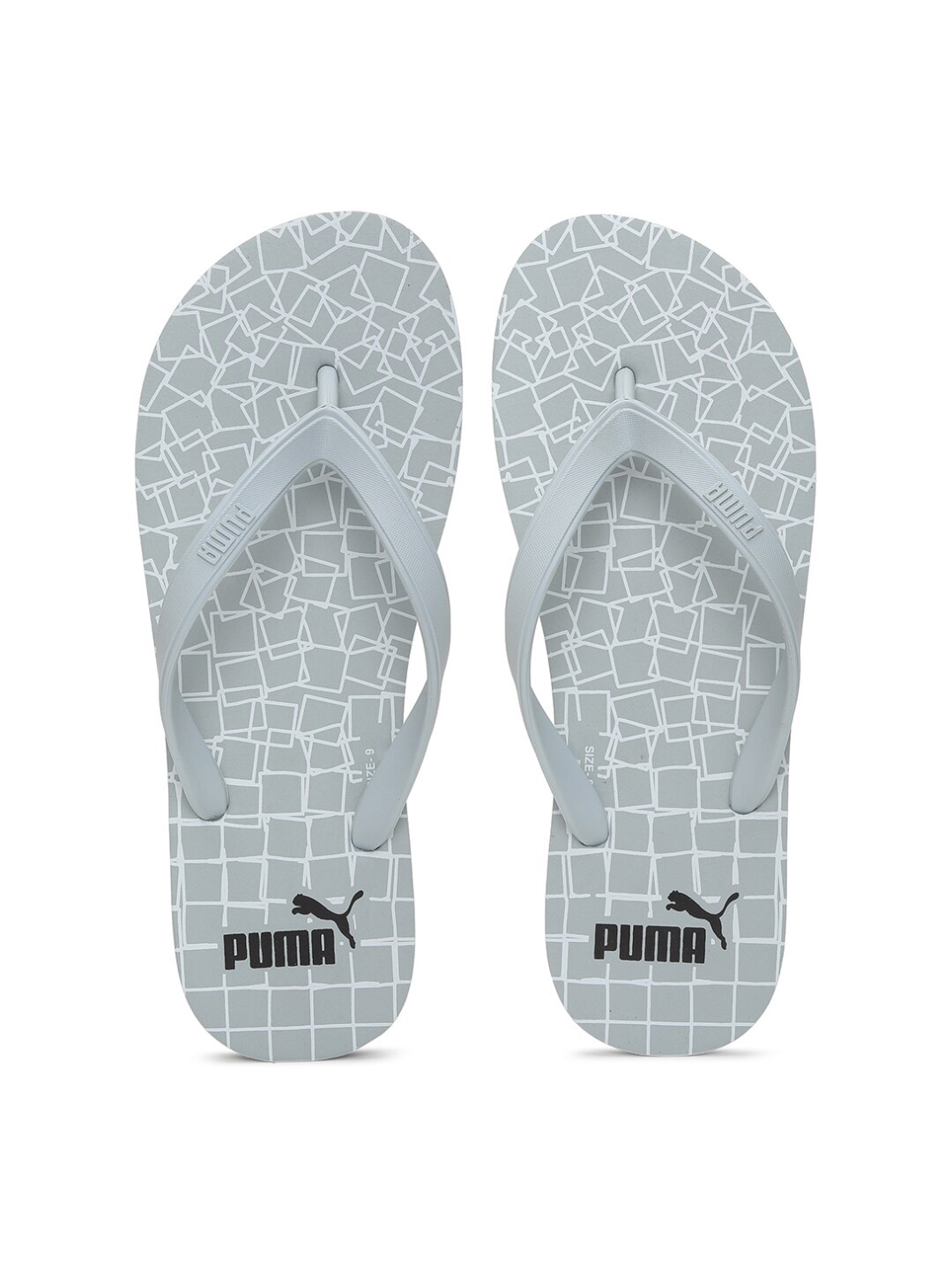 

Puma Unisex Grey Printed Thong Flip-Flops
