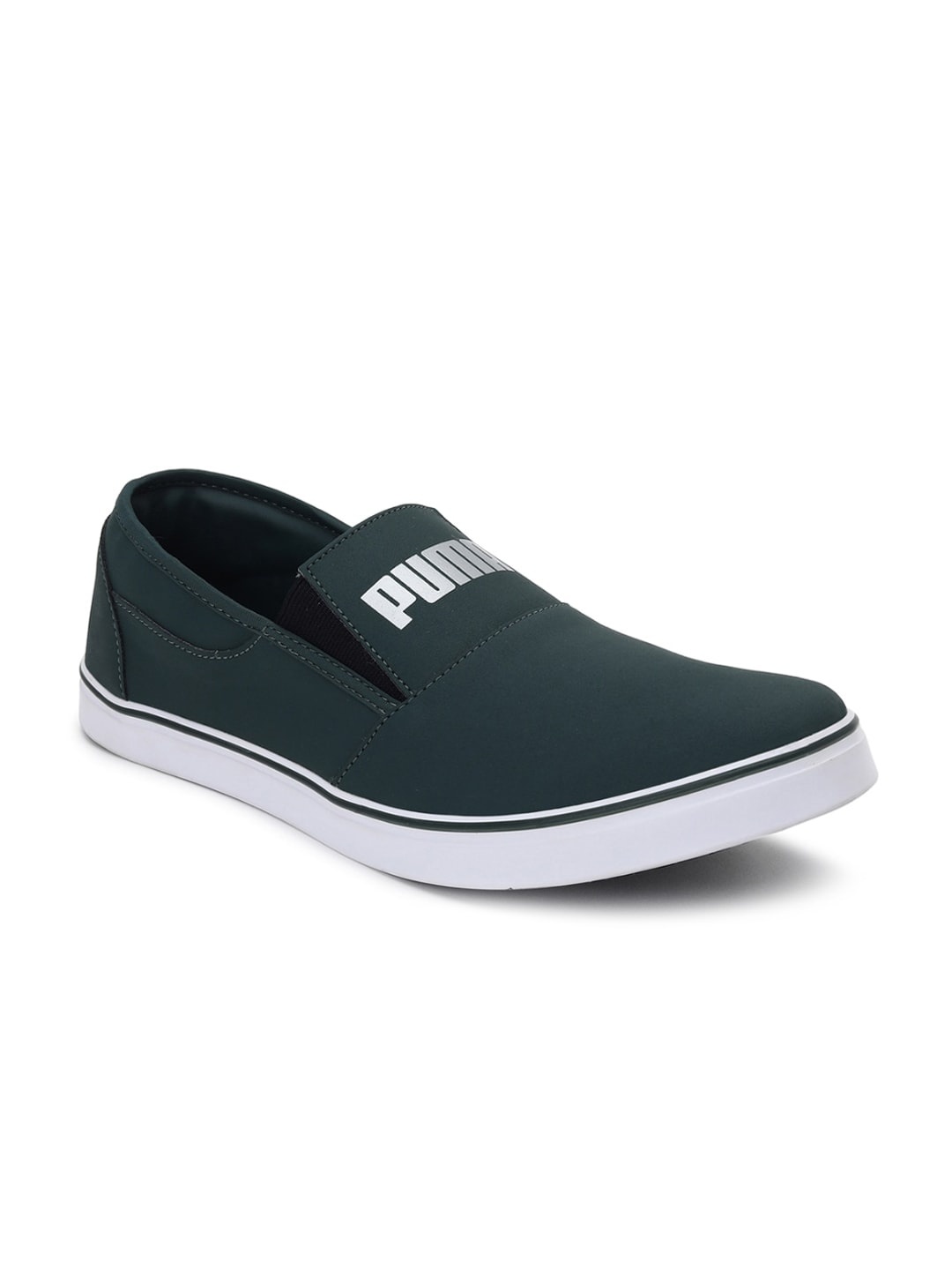 

Puma Men Green Slip-On Sneakers