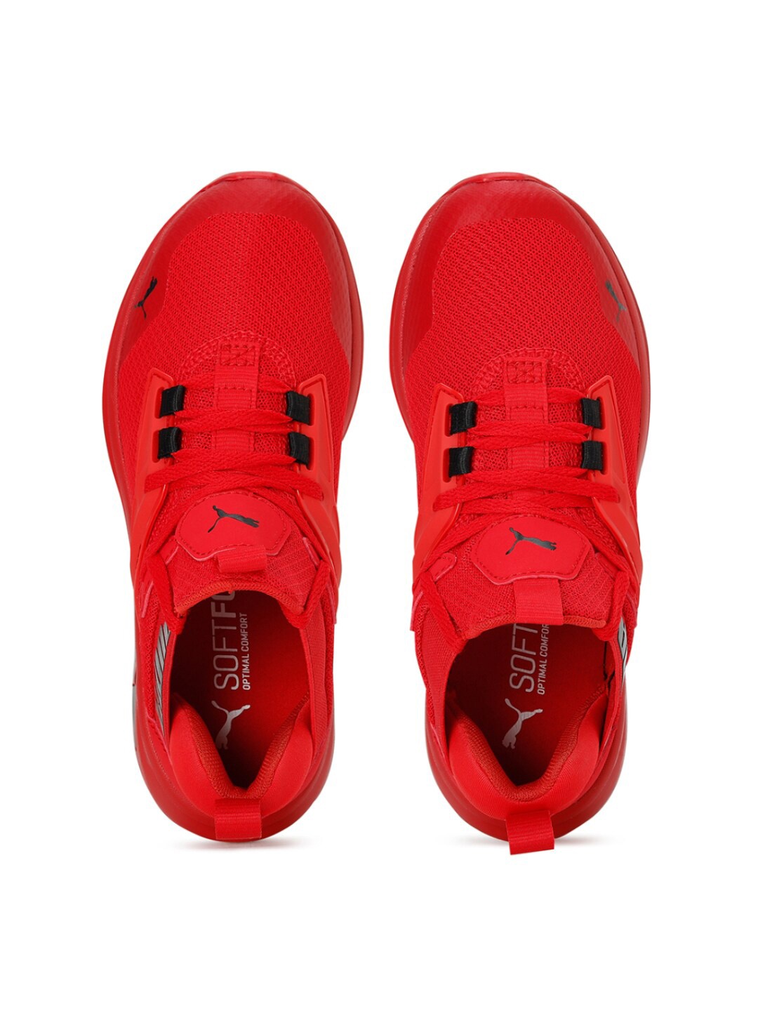 

Puma Kids Red Solid Textile Running Shoes