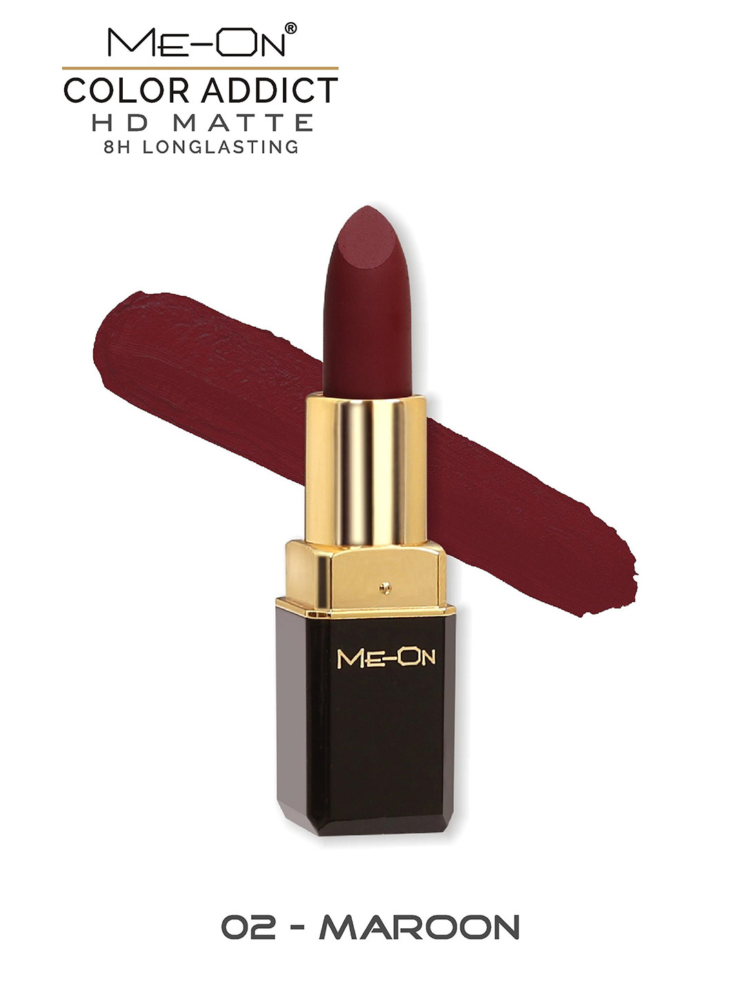 

ME-ON Color Addict Long-Lasting HD Matte Lipstick - Maroon 02