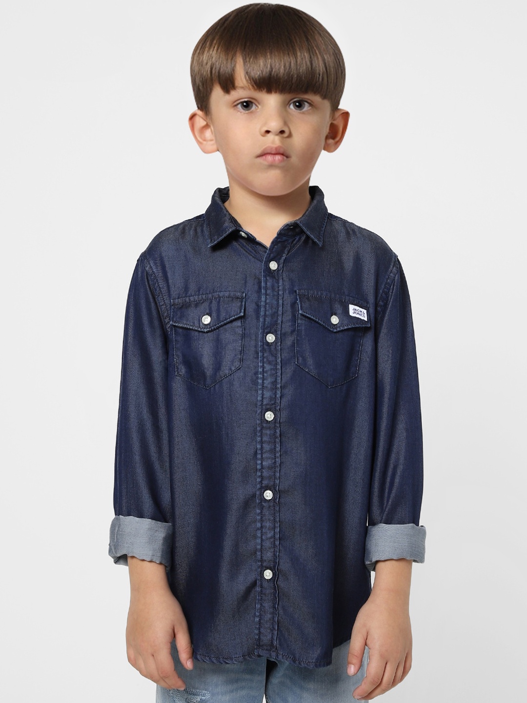 

Jack & Jones Boys Blue Casual Shirt