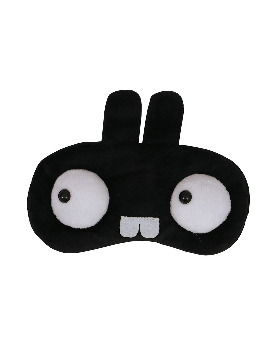 

SKYLOFTS Kids Black & White Self-Design Rabbit Eye Mask
