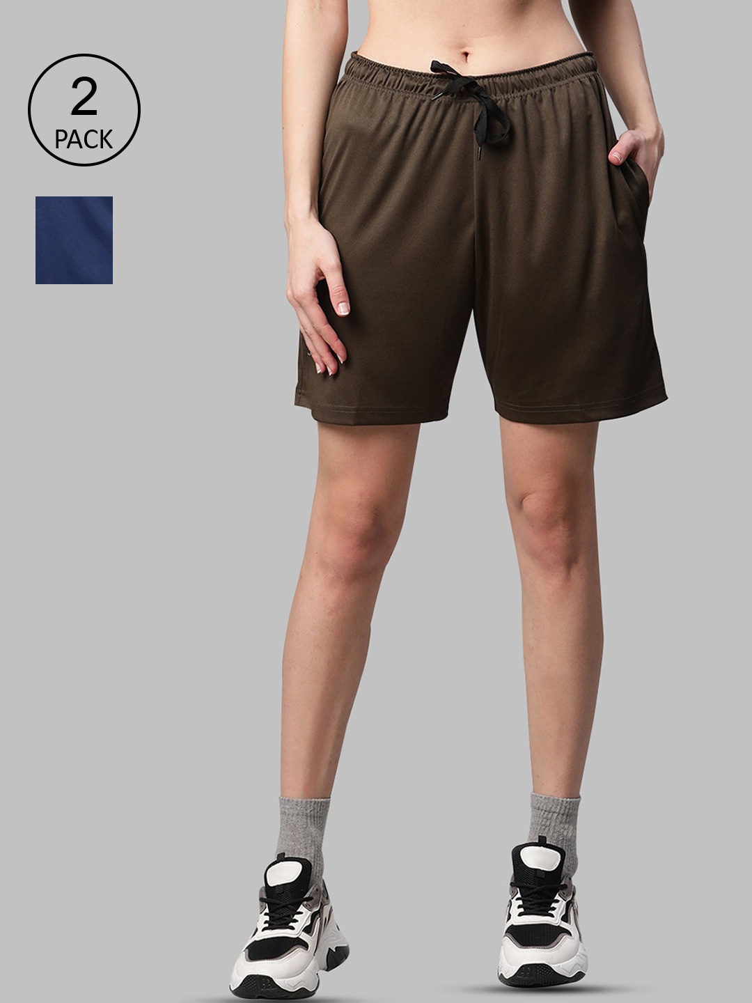 

MACK JONNEY JONNEY Women Blue Sports Shorts