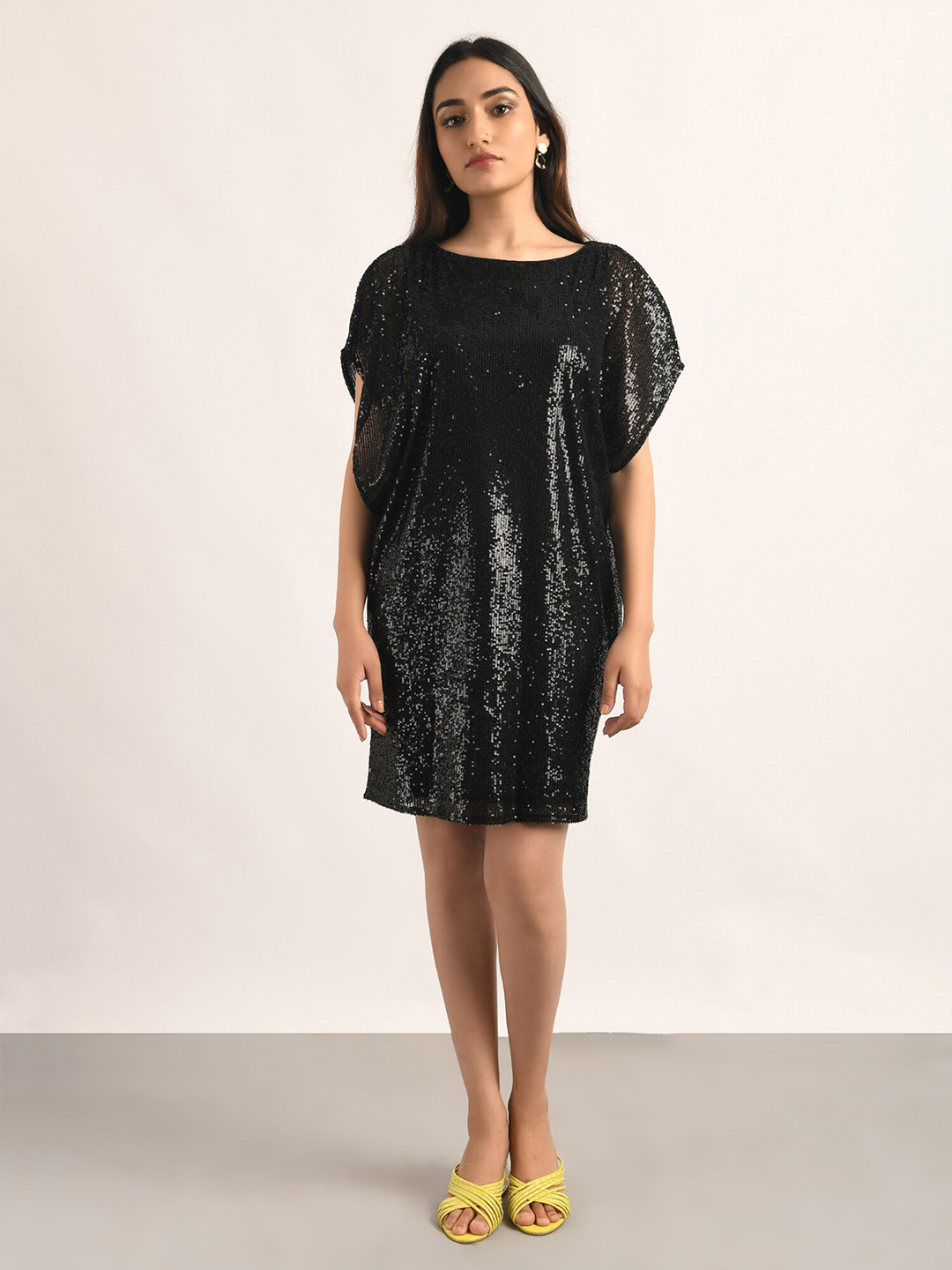 

ATTIC SALT Women Black Kaftan Dress